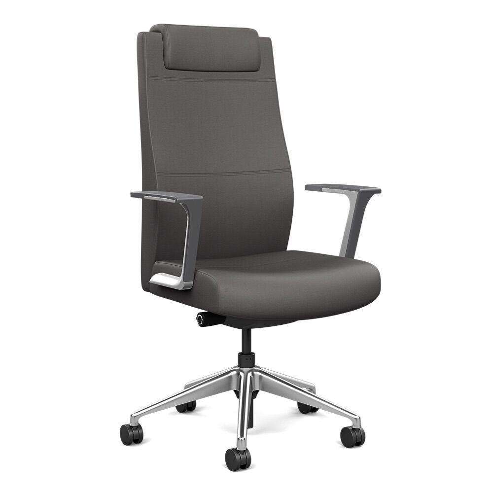 Prava-Highback-Charcoal-FrontAngledView